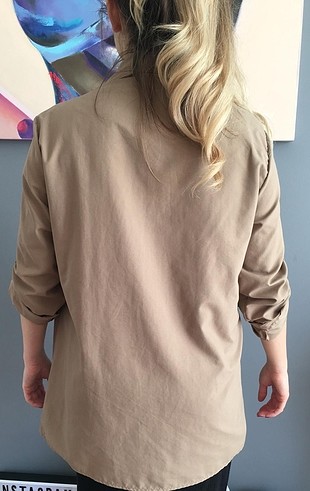 l Beden camel Renk Blazer ince ceket