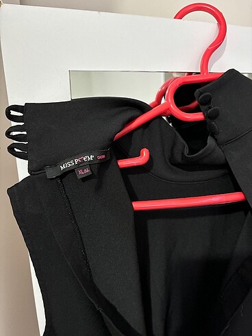 SİYAH ŞIK KUMAŞ TULUM - Görsel 3