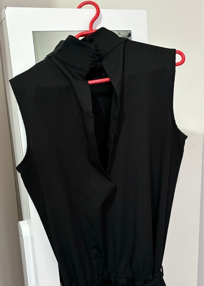 SİYAH ŞIK KUMAŞ TULUM - Görsel 2