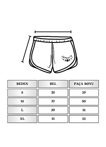 s Beden GRİ Beli Lastikli, Bağlamalı Şort