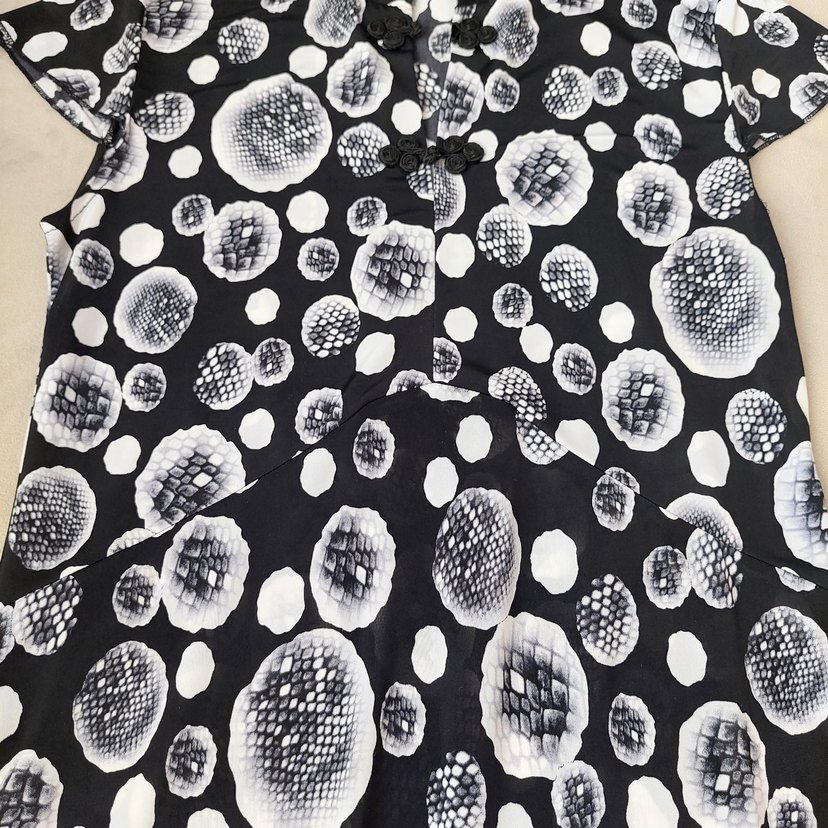 Siyah Puantiyeli Hamile elbisesi - Görsel 4