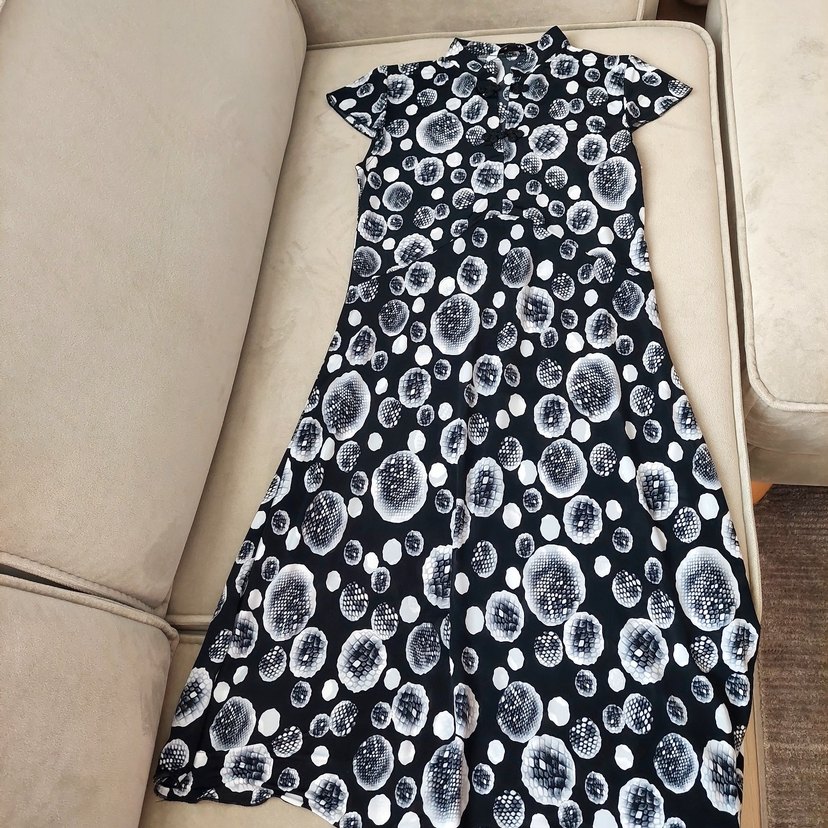 Siyah Puantiyeli Hamile elbisesi - Görsel 2