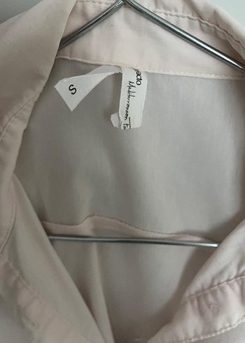 Kadın pudra Gömlek Uzun Kollu - Görsel 3