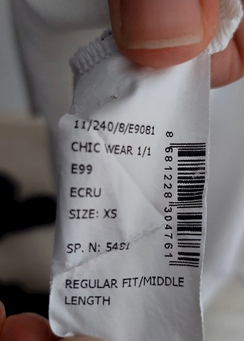 beyaz bluz - Görsel 6