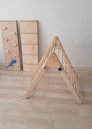 Ahşap Çocuk Oyun Seti pikler üçgeni