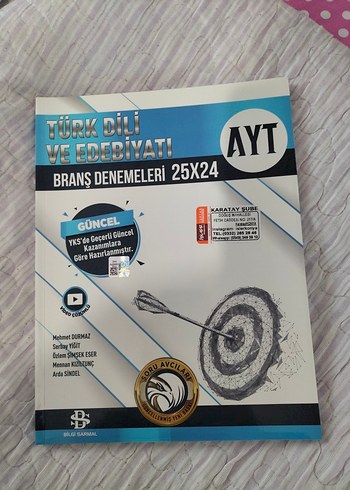 AYT Türk Dili ve Edebiyatı Branş Denemeleri Kitabı