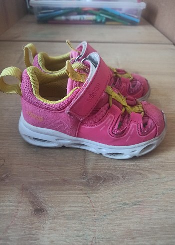 23 Beden pembe Renk Vicco Kız Çocuk Renkli Pembe Spor Ayakkabı