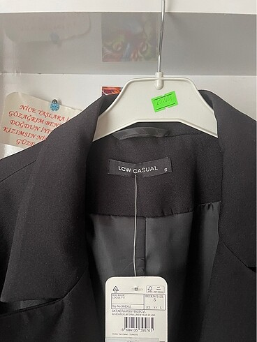 s Beden siyah Renk Blazer