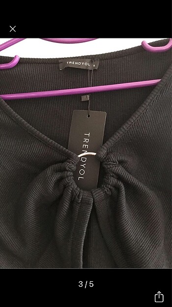 s Beden Trendyolmilla crop bluz