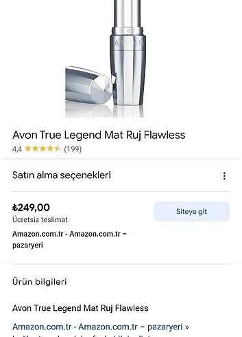 Avon ruj çeşitleri şok fiyata