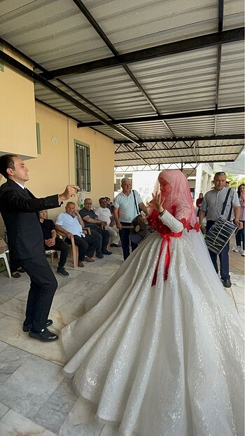  Beden Duvak seti pul payet işlemeli