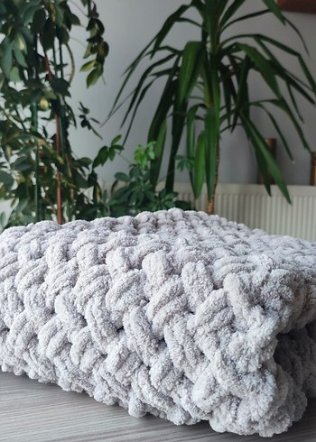 Diğer ALİZE PUFFY Gri Çocuk Battaniyesi, Yumuşak Dokulu