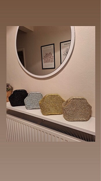 Diğer Hasır simli clutch çanta