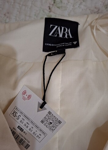 xs Beden Zara Ceket
