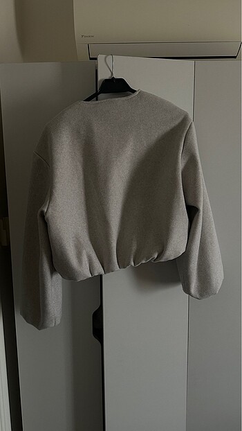 xs Beden Zara bomber ceket xs beden ekru