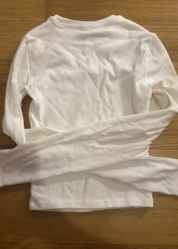 Bershka Bershka Beyaz uzun kollu crop üst xs beden