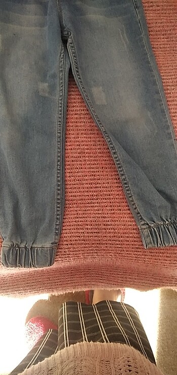 7 Yaş Beden mavi Renk Kot jeans
