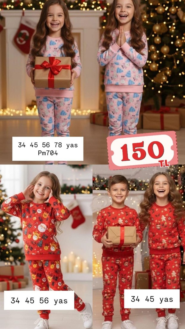 Kız Çocuk Camel Renkli Pamuklu Sweatshirt ve Eşofman - Görsel 4