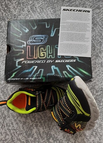 Skechers S-lights 24 numara ışıklı ayakkabı