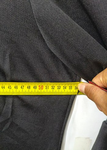 Siyah Uzun Kollu Drapeli Kadın Elbise - Görsel 8