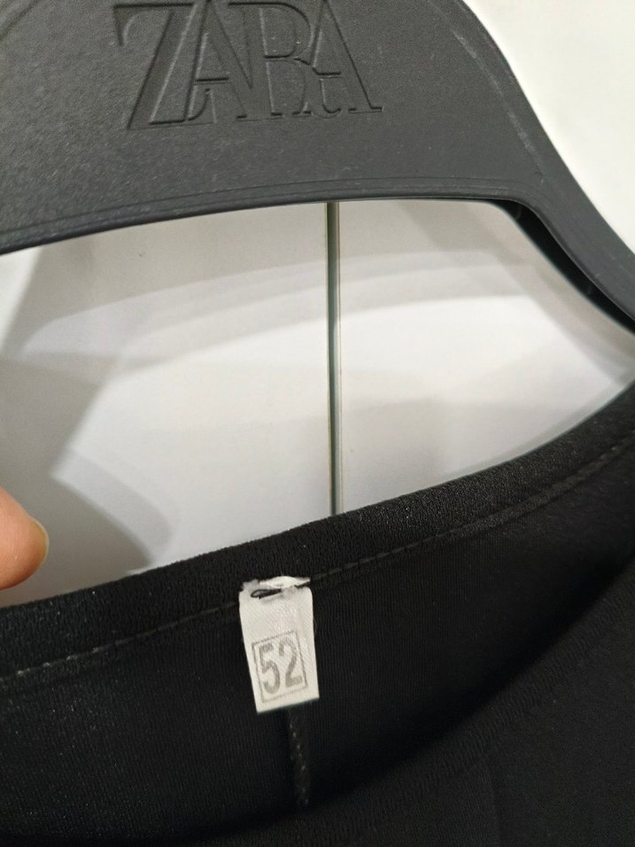 Siyah Uzun Kollu Drapeli Kadın Elbise - Görsel 3