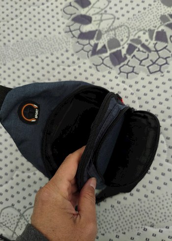 Gri Baskılı Erkek Omuz Çantası - Görsel 2