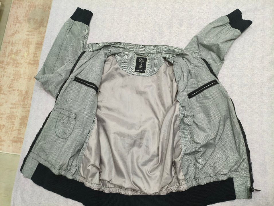 Düğmeli Gri Erkek Street Wear Ceket - Görsel 3