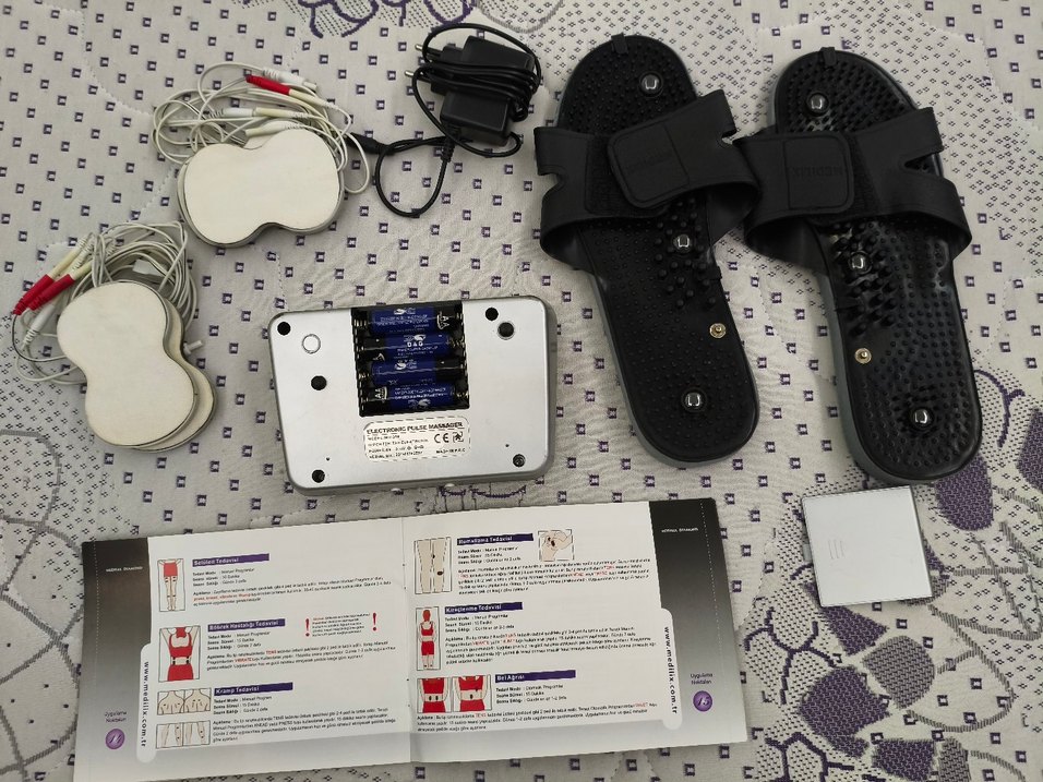 Elektronik Masaj Cihazı ve Masaj Terlikleri - Görsel 3