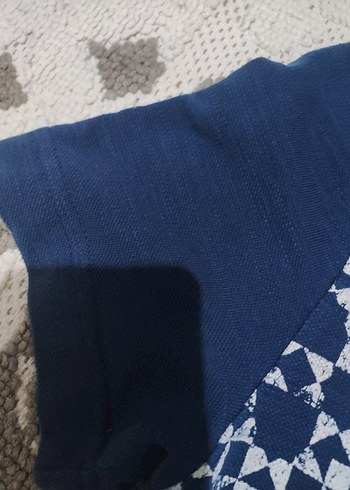 m Beden mavi Renk Erkek Lacivert Baskılı Kısa Kollu Polo Tişört