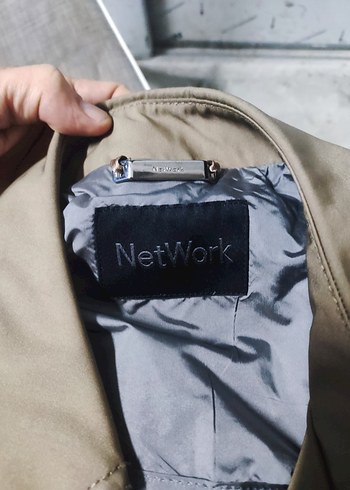 Bej Erkek Midi Boy Düğmeli Trençkot - Görsel 3