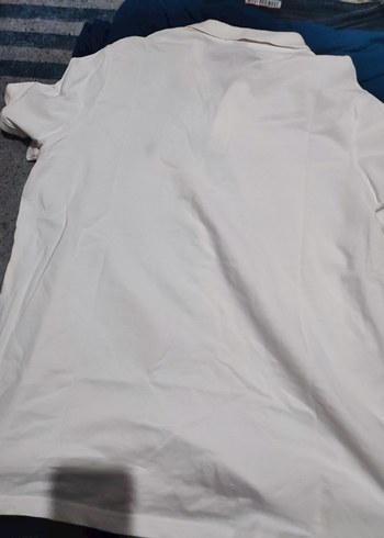 Erkek Beyaz Kısa Kollu Polo Tişört - Görsel 6