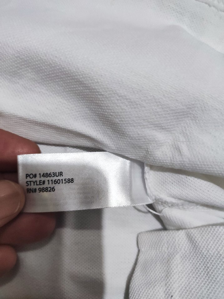 Erkek Beyaz Kısa Kollu Polo Tişört - Görsel 3