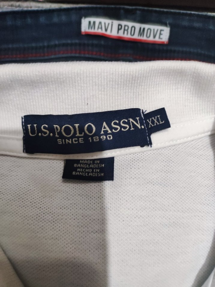 Erkek Beyaz Kısa Kollu Polo Tişört - Görsel 4