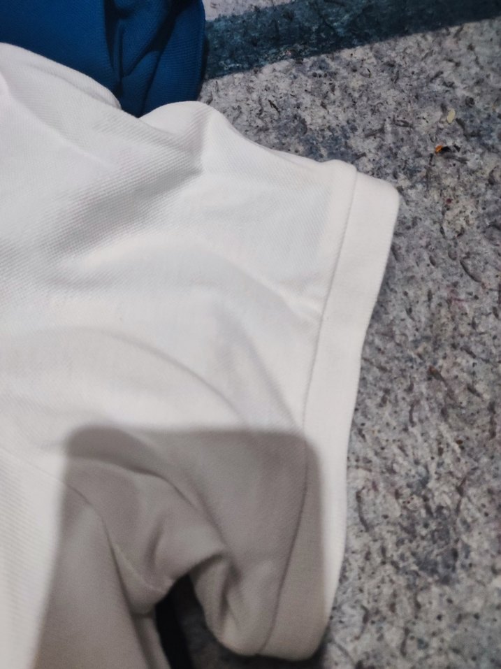 Erkek Beyaz Kısa Kollu Polo Tişört - Görsel 5