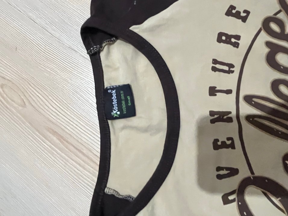 y2k Kadın Kahverengi Uzun Kollu Crop Top - Görsel 3