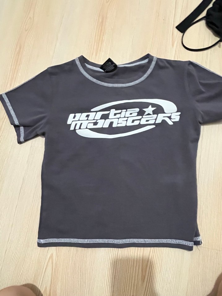 y2k Crop Kadın Tişört - Görsel 2