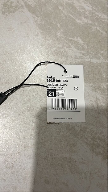 21 Beden lacivert Renk Vicco ayakkabı