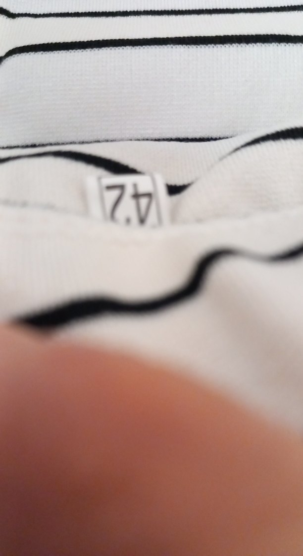 Çizgili Piliseli Midi Hamile Eteği - Görsel 3