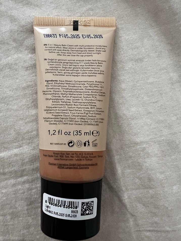 Flormar BB Krem Beige SPF20 - Görsel 2