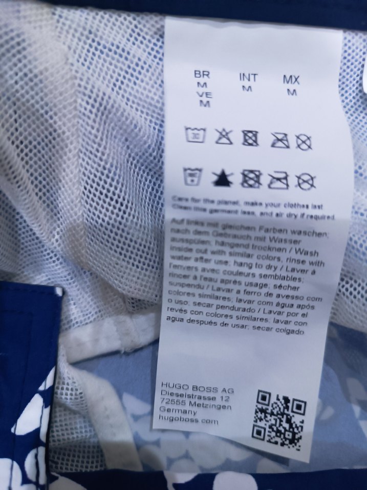 Mavi Bağcıklı Mini deniz Şortu - Görsel 5