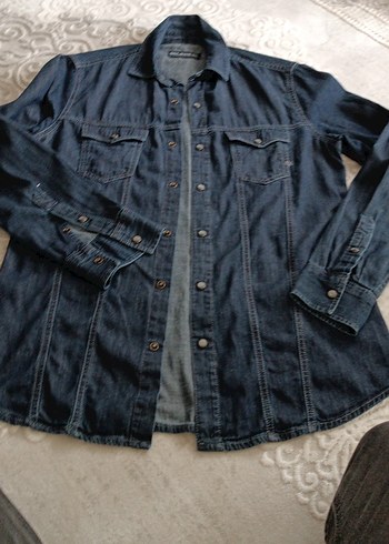 Lacivert Denim Gömlek