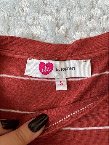 Koton Kiremit Rengi Crop
