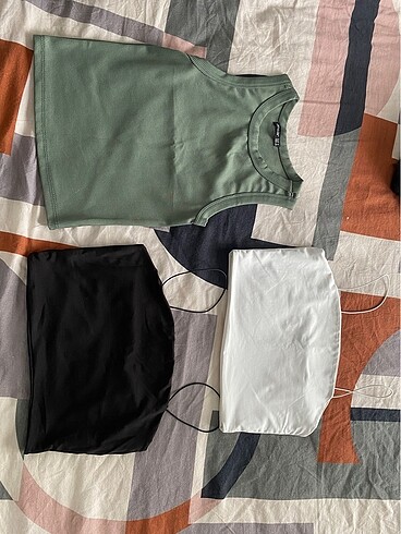 s Beden siyah Renk Bluz crop