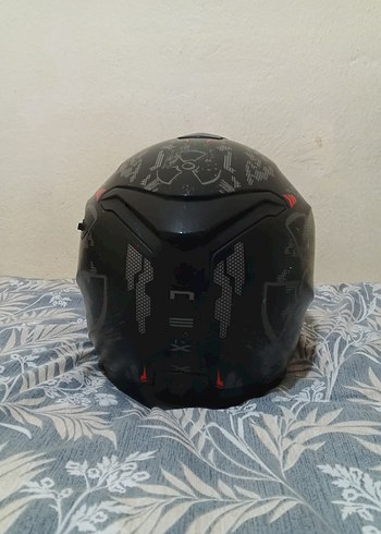 Nexx Desenli Siyah Motosiklet Kaskı, Tokalı - Görsel 10