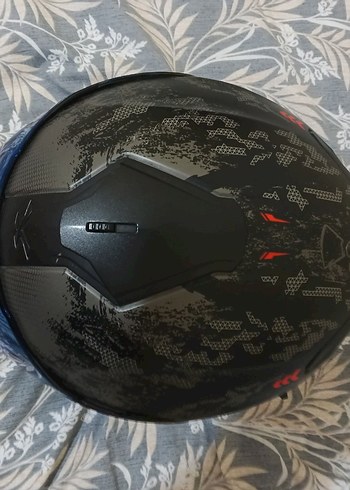 Nexx Desenli Siyah Motosiklet Kaskı, Tokalı - Görsel 9