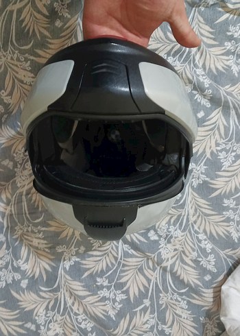 BMW Minimalist Beyaz Motosiklet Kaskı - Görsel 11