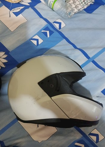 BMW Minimalist Beyaz Motosiklet Kaskı - Görsel 6