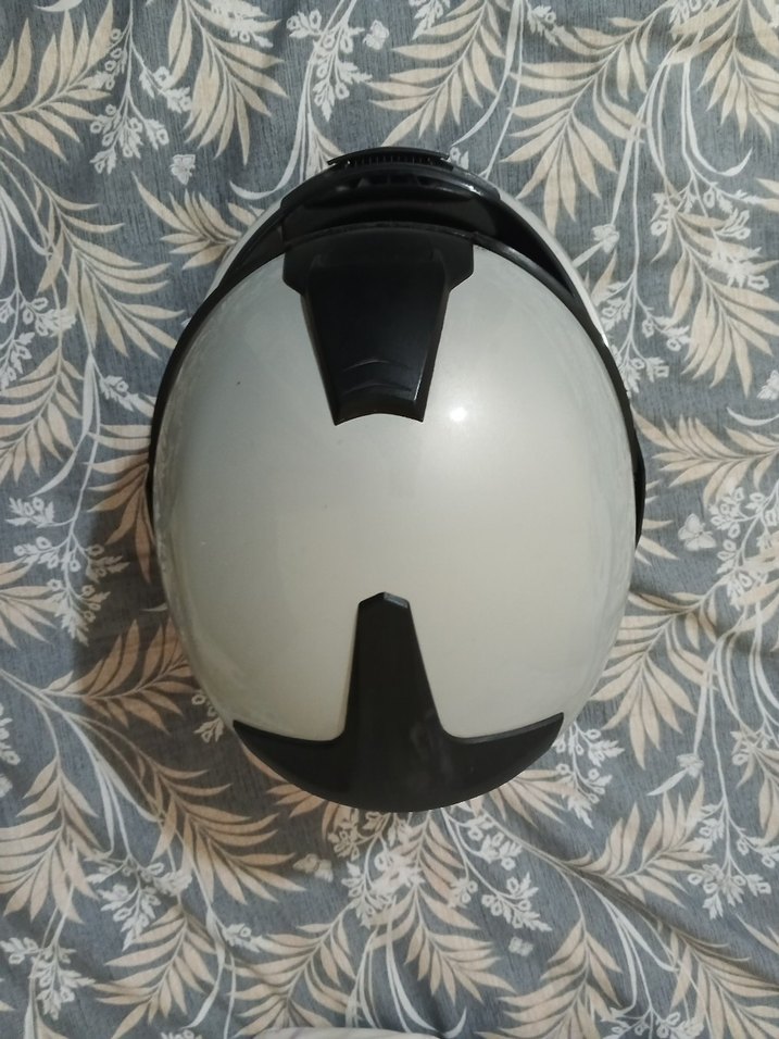 BMW Minimalist Beyaz Motosiklet Kaskı - Görsel 3