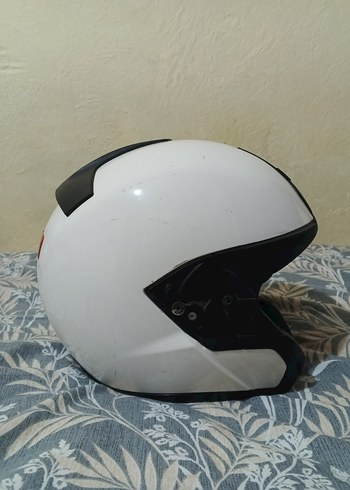 BMW Beyaz Minimalist Motosiklet Kaskı - Görsel 9