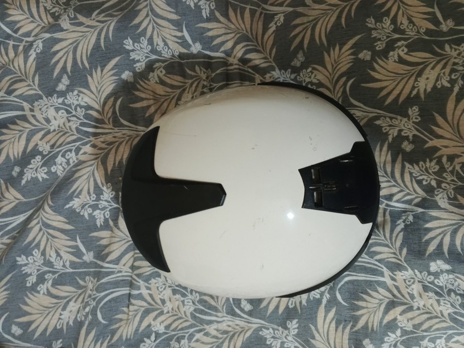 BMW Beyaz Minimalist Motosiklet Kaskı - Görsel 5